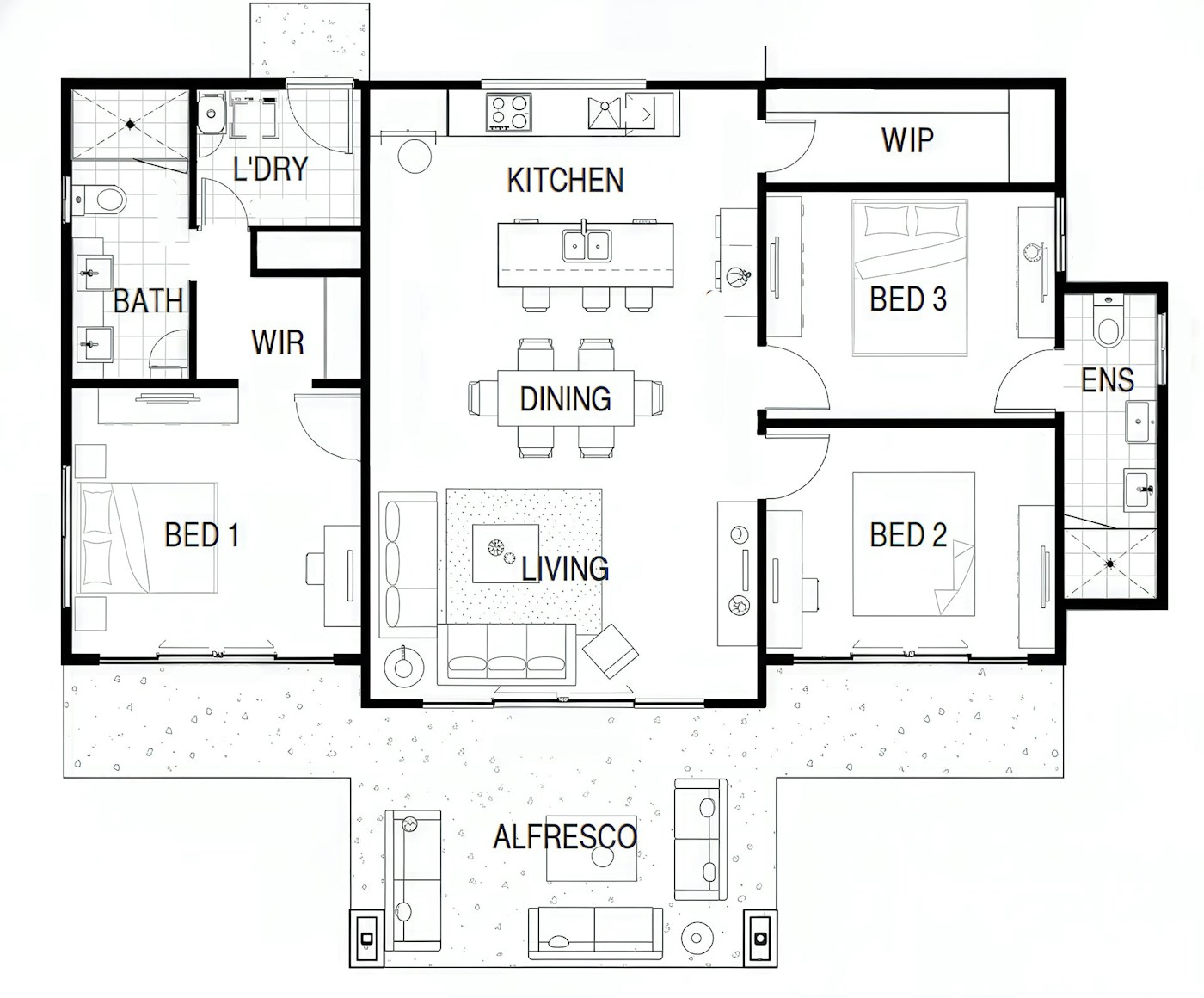 BANGALOW MATHOURA Drawing 1