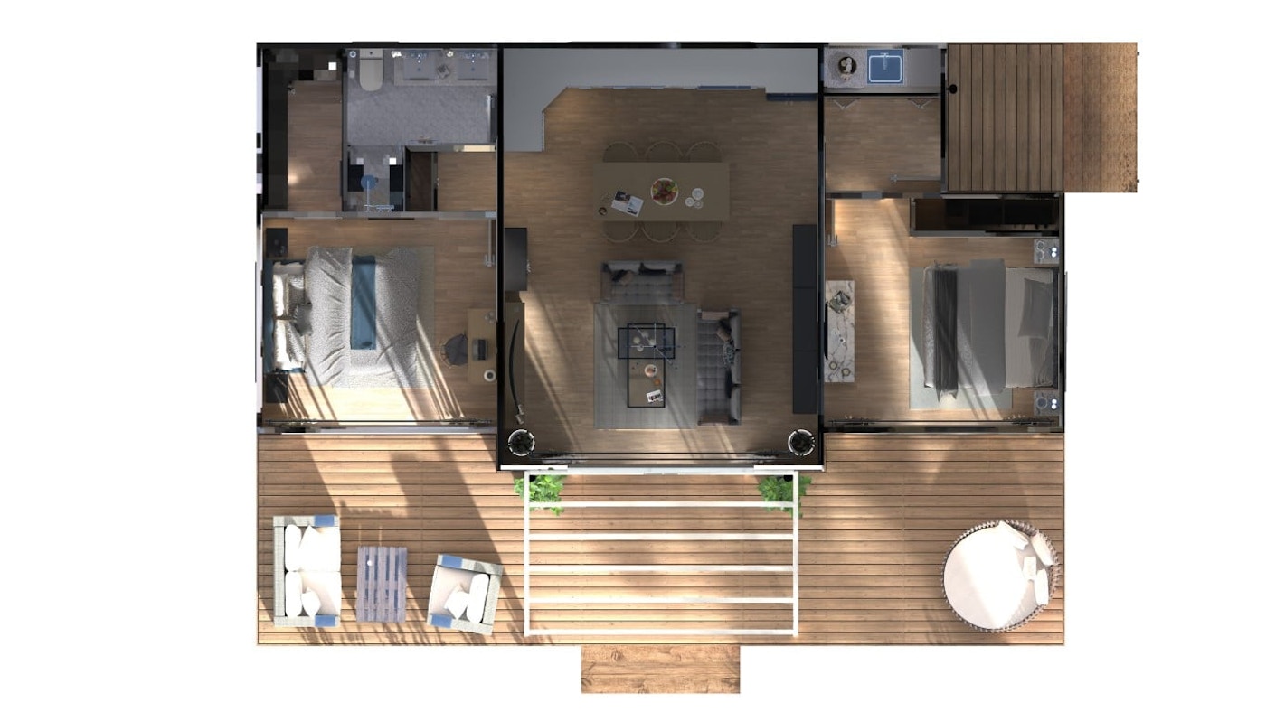 Bangalow Elevation 2