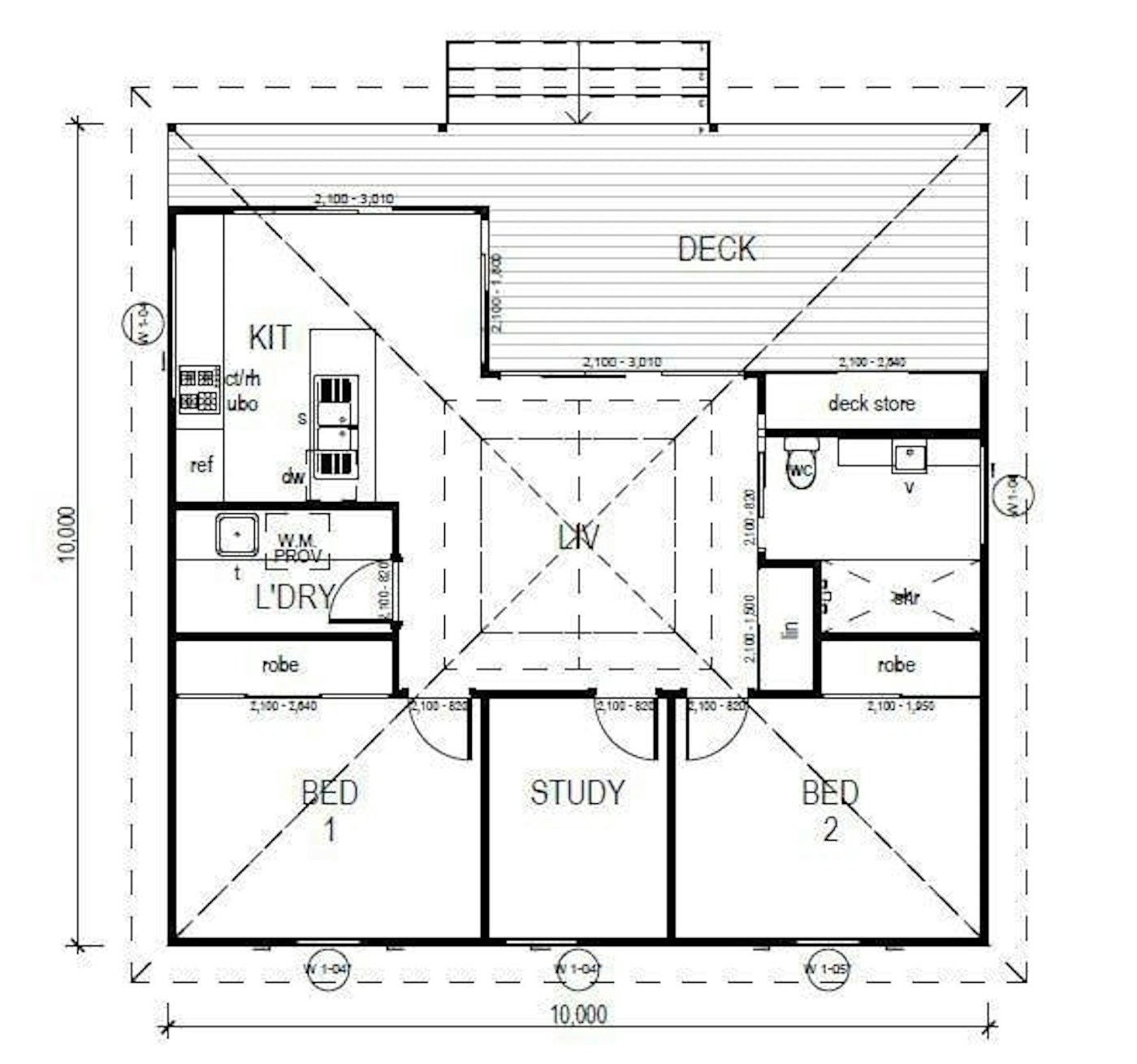 Beach Shack Drawing 1