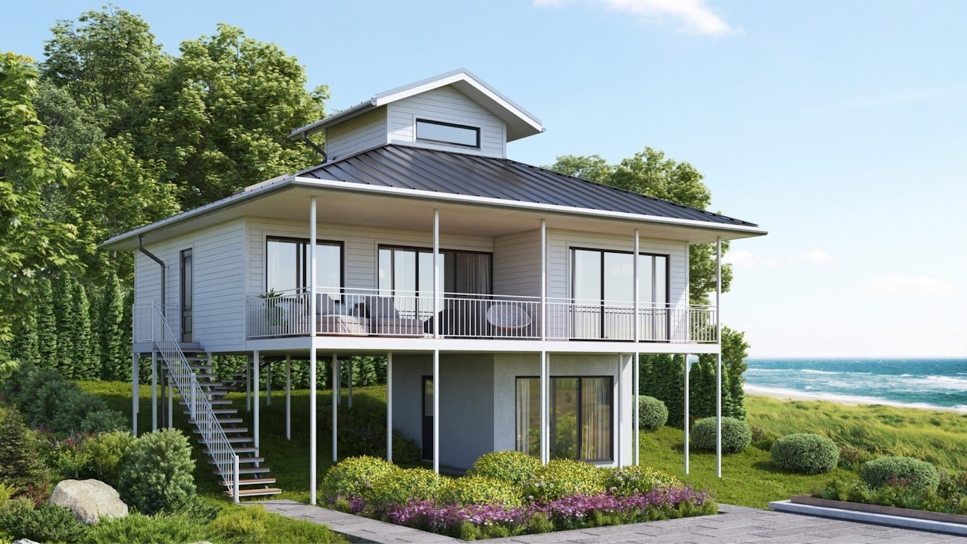 Beach Shack Elevation 2