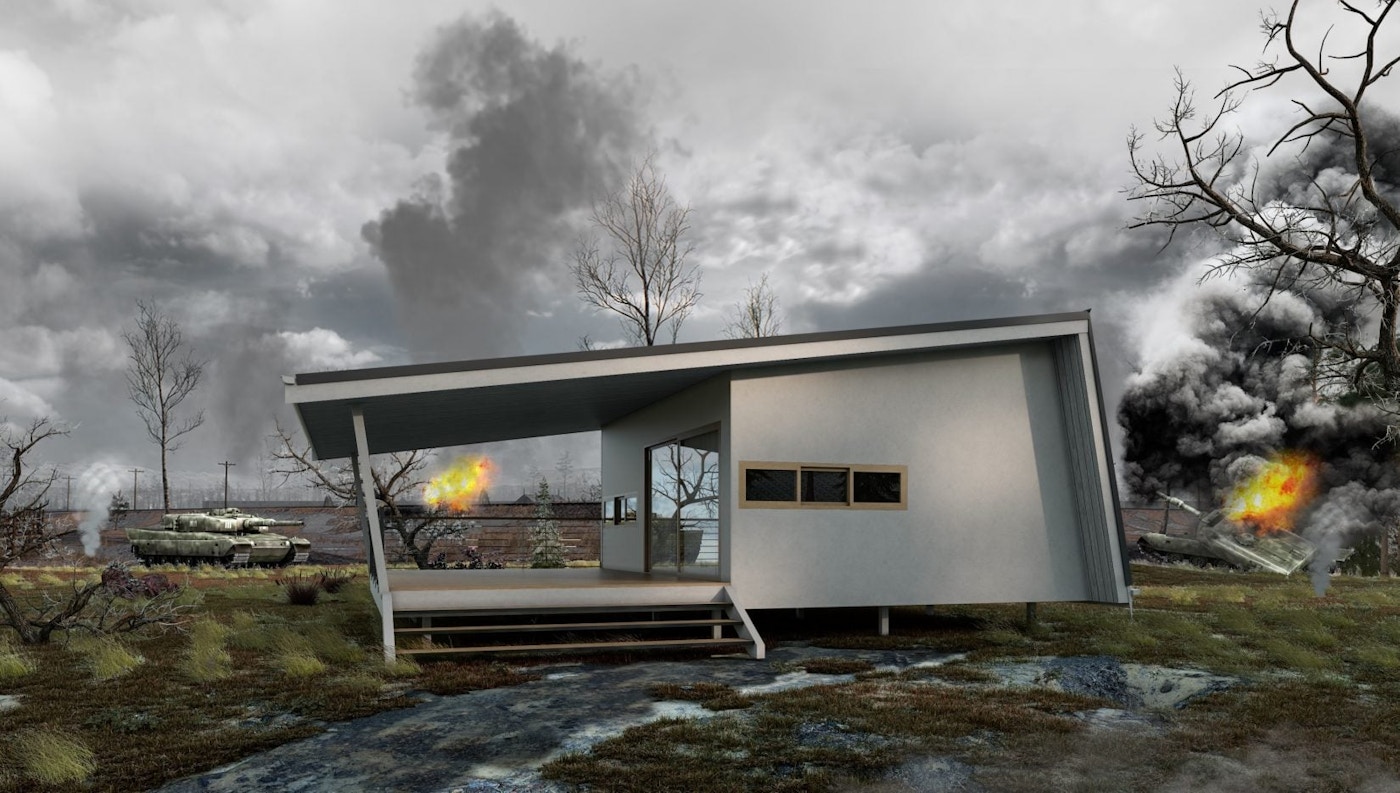 Bomb Shelter Drawing 4