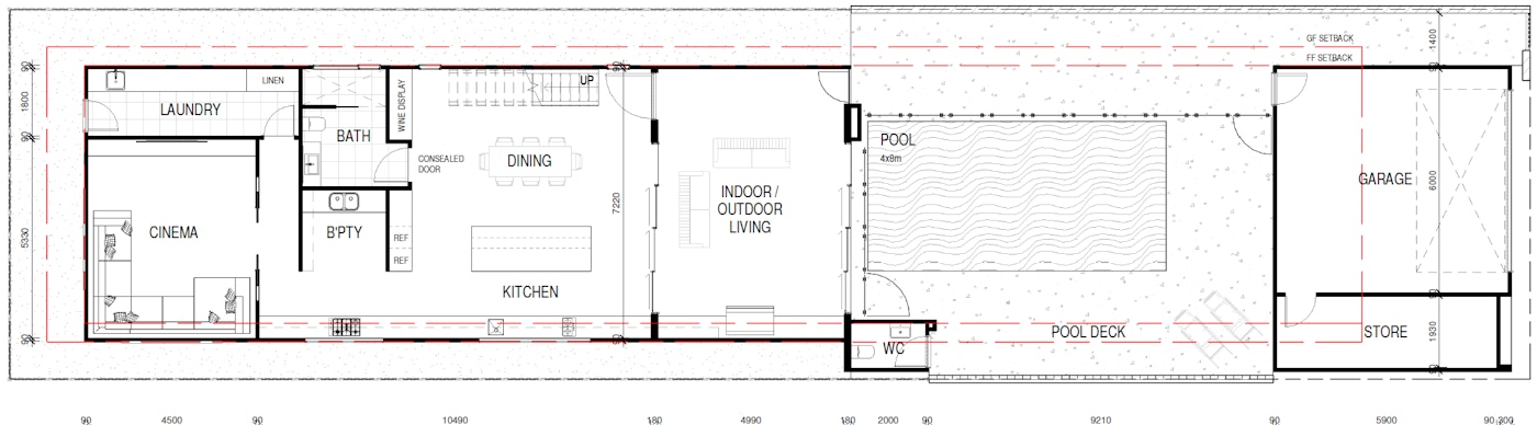 CYPRESS CARBOON Drawing 1