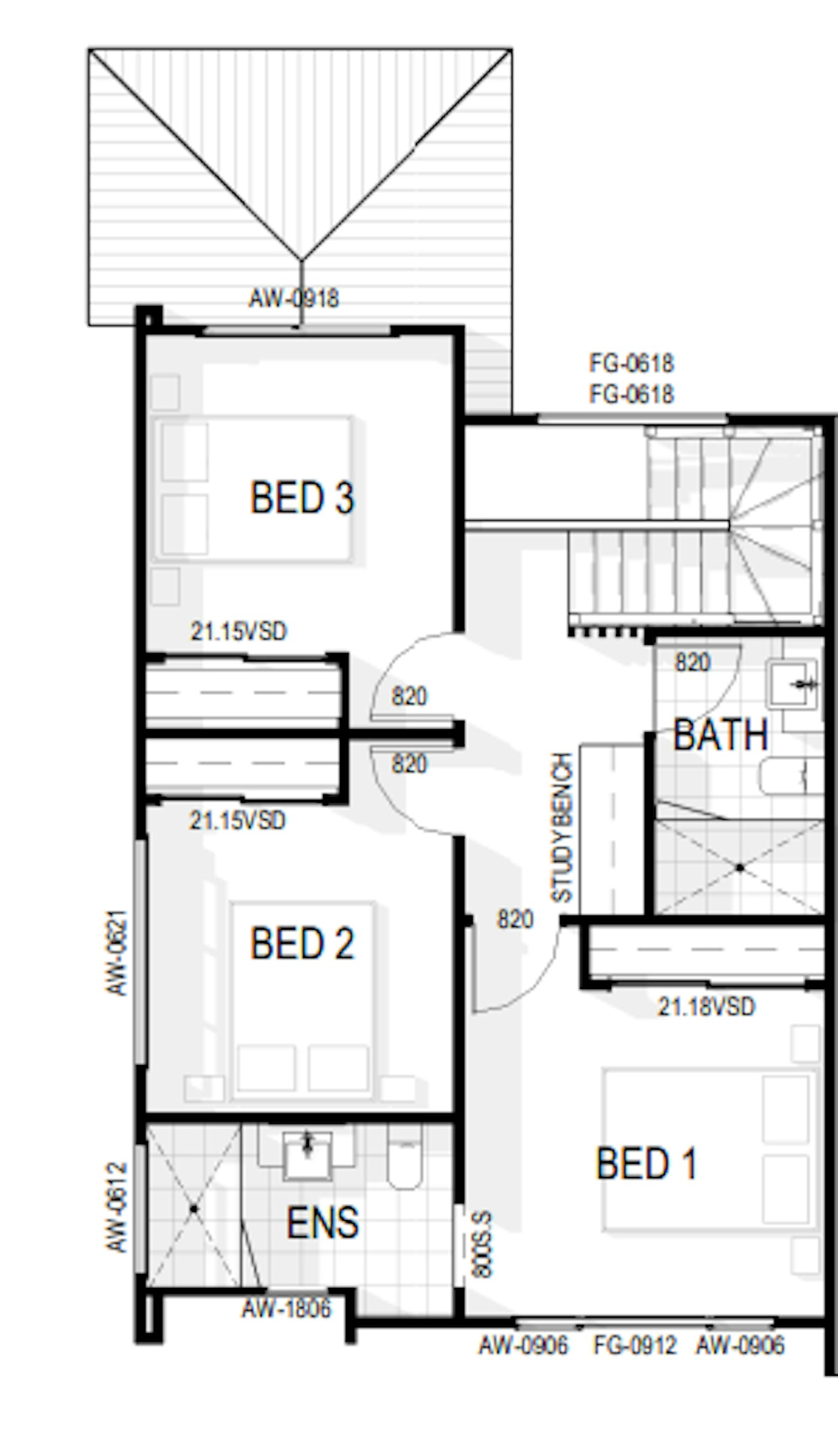 EAST ST APT - Per Unit Drawing 2