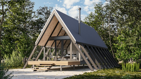 A Frame - One Bed Kit Home