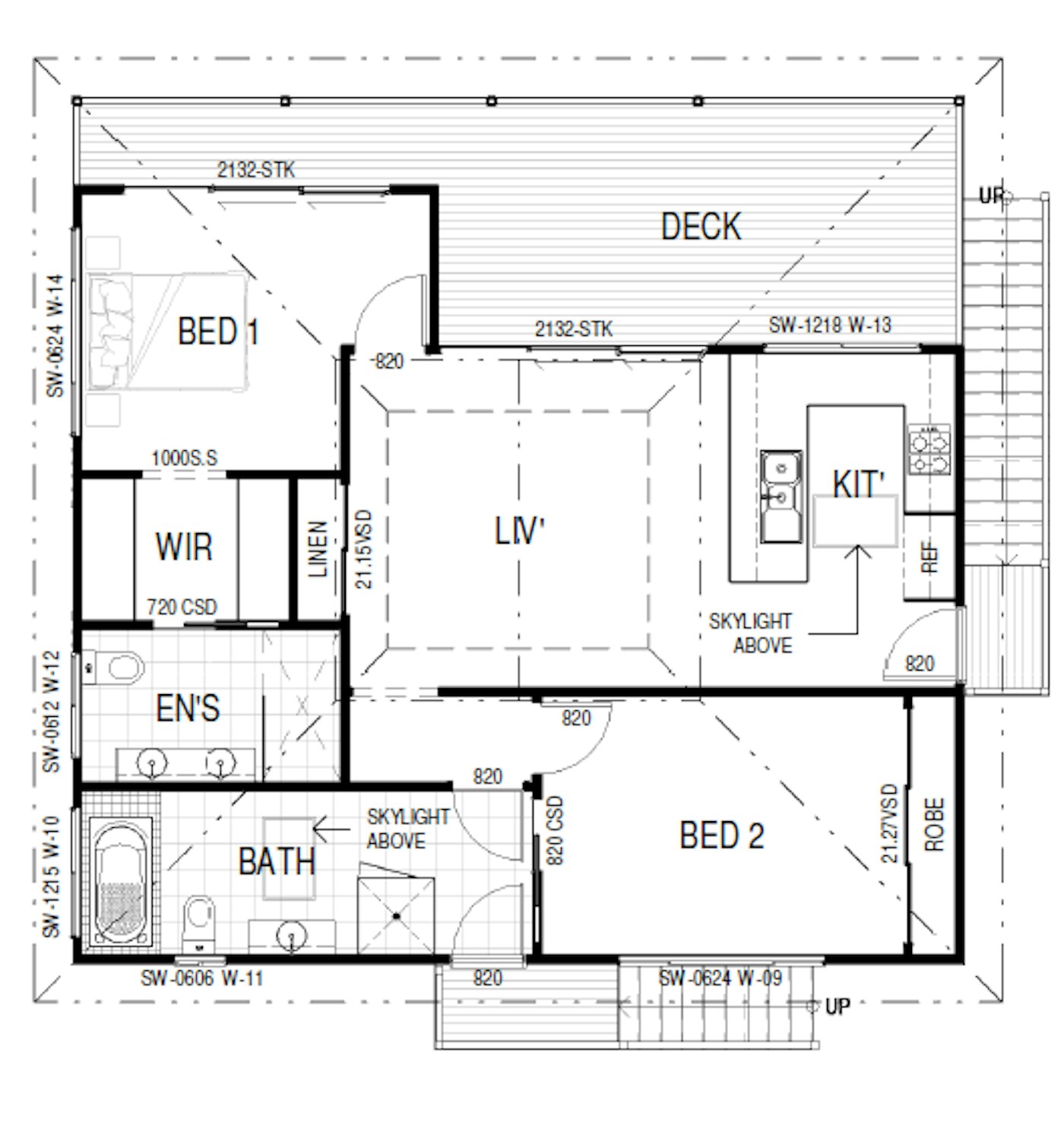 Jules Beach Shack Drawing 1