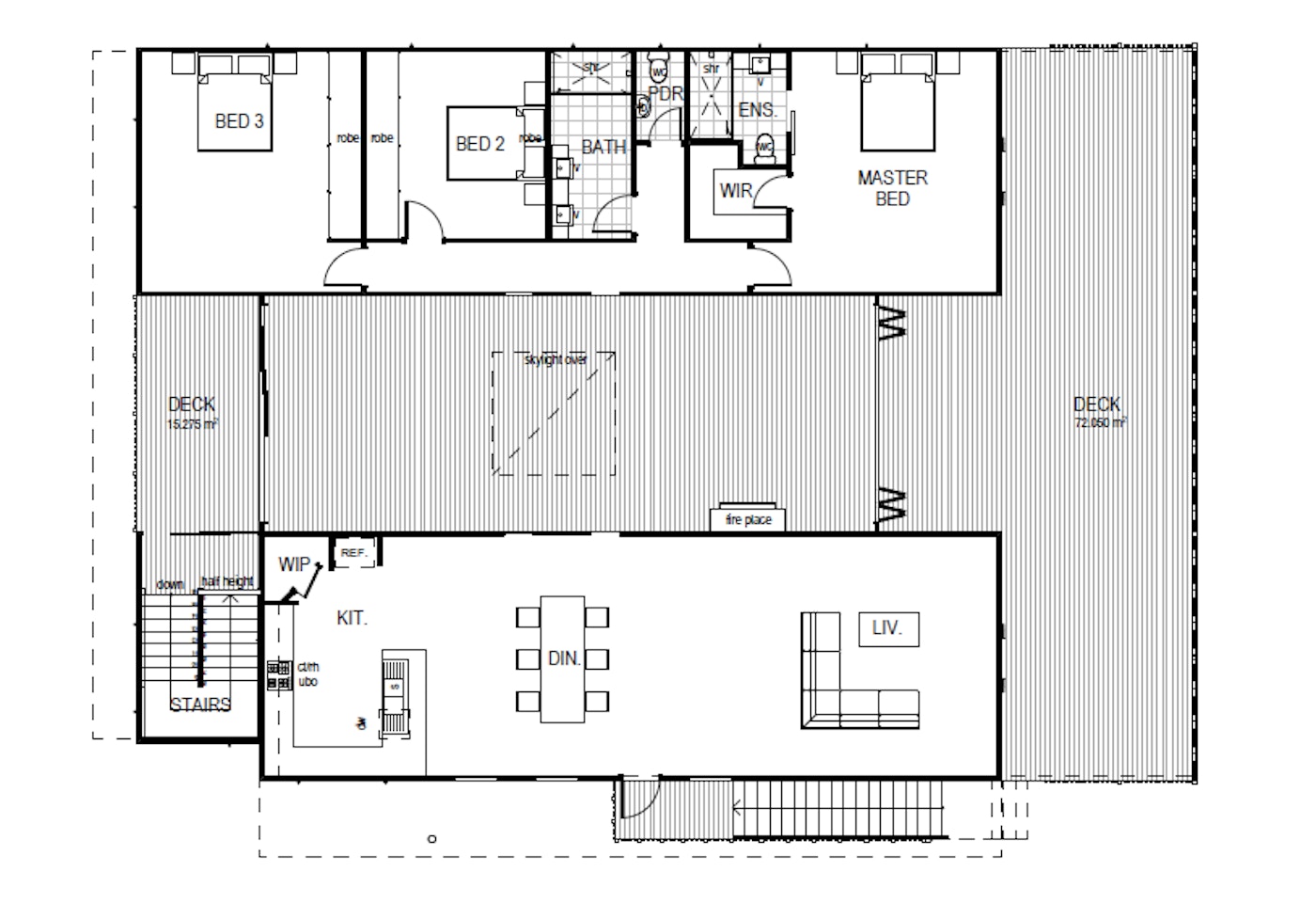 Kioloa Skillion Drawing 1