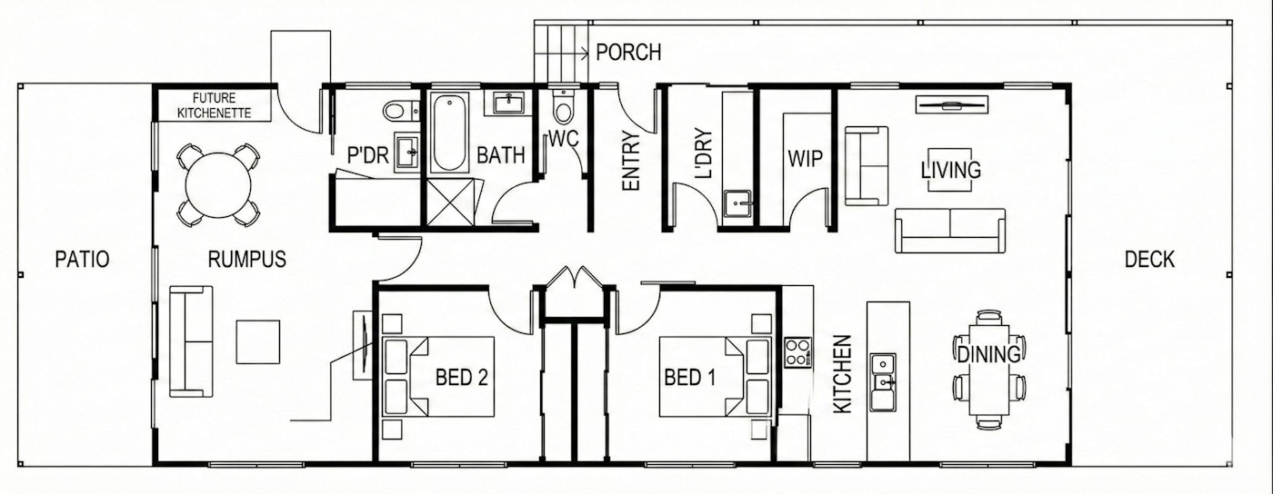 Mallacoota Drawing 1