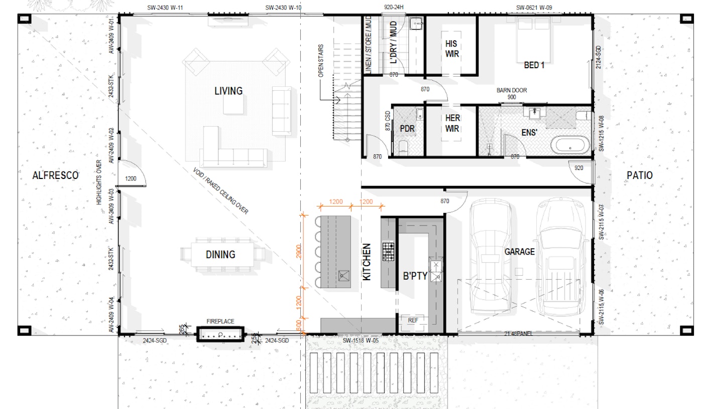Muscle Creek Drawing 1
