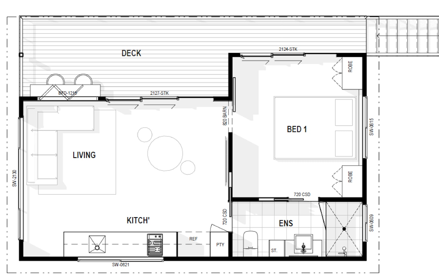 Running Creek Drawing 1