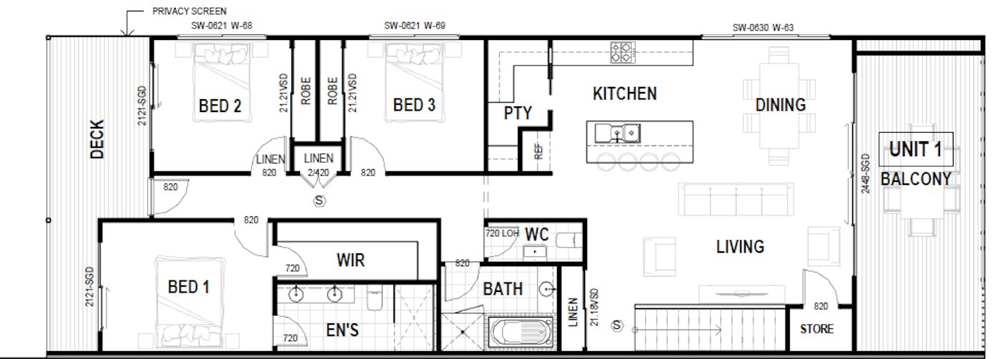 Tallowood - Per Unit Drawing 2