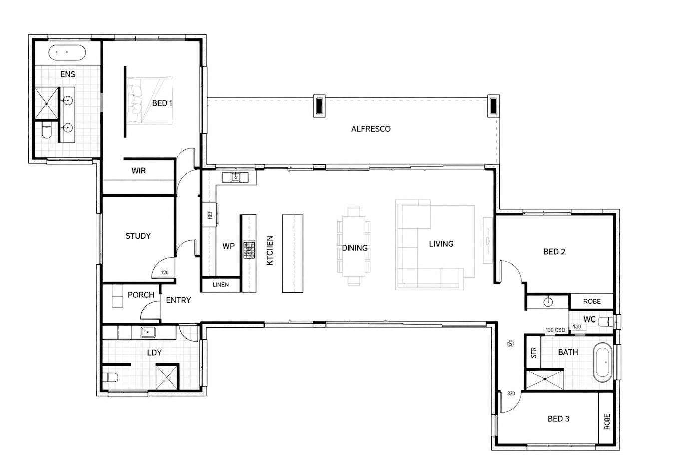 WALLIS LAKE Drawing 1